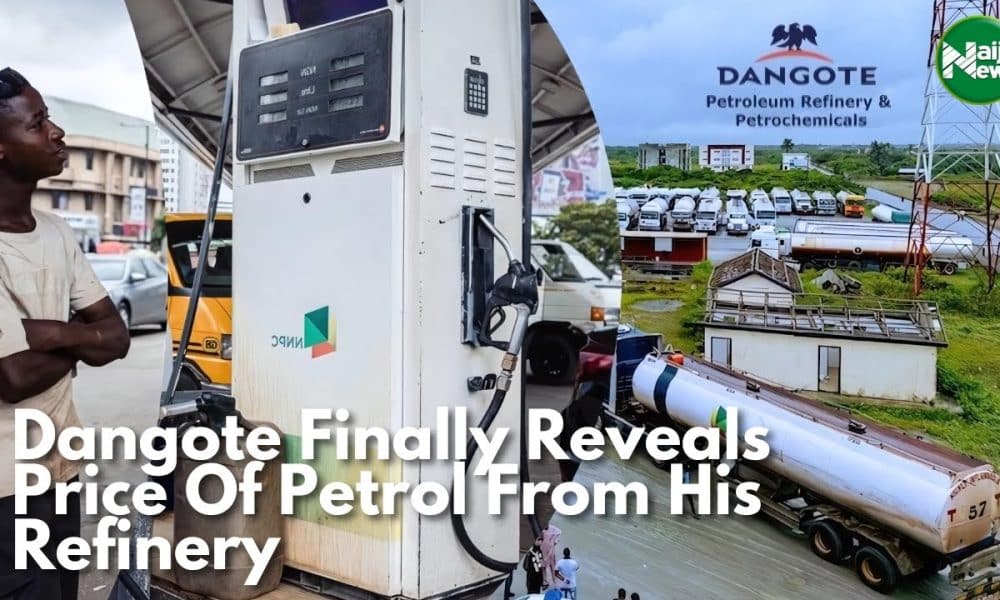 Dangote Finally Reveals Price Of Petrol From His Refinery [Video]