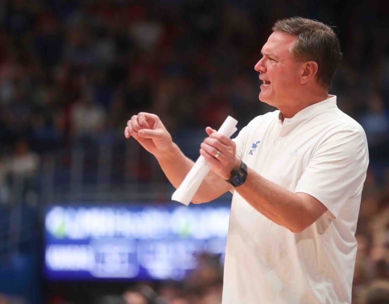 WATCH: Bill Self talks Howard win, UNC game, and more [Video]