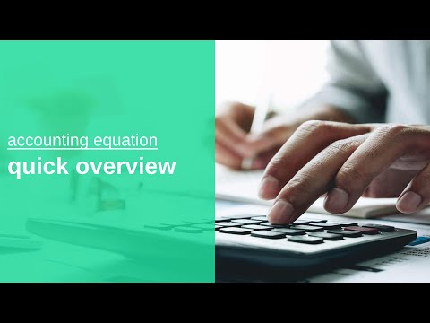 accounting equation quick overview | learn accounting equation basics [Video]