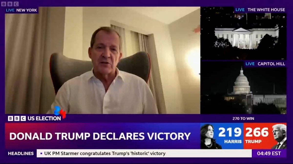 Luvvie breakdown: Devastated Alastair Campbell claims Trump’s campaign was ‘full of lies, racism and misogyny’ as left-leaning Britons struggle to cope with Republican’s victory [Video]