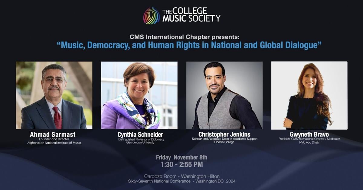 The College Music Society International Chapter Unites Global Cultural Leaders for a Panel on “Music, Democracy, and Human Rights” at the CMS 67th National Conference in Washington, D.C. | PR Newswire [Video]