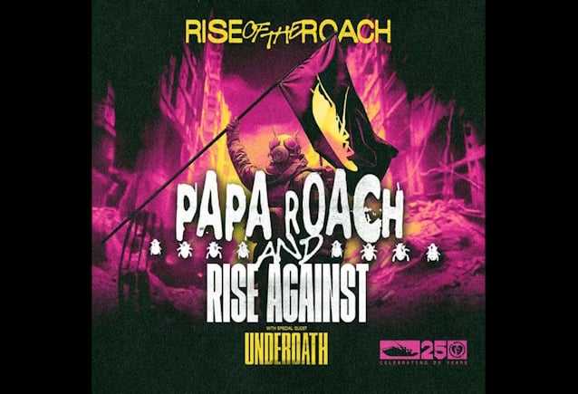 PAPA ROACH And RISE AGAINST Announce ‘Rise Of The Roach’ 2025 U.S. Tour [Video]