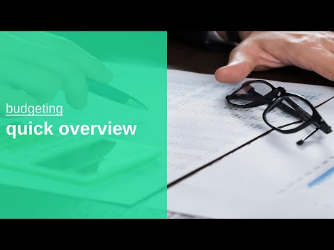 budgeting quick overview | learn financial budgets basics [Video]