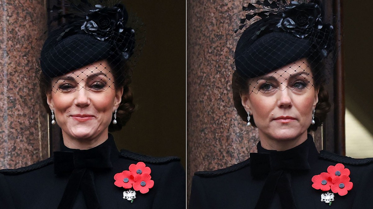 Kate Middleton looks breathtaking beneath black veil for Remembrance Sunday [Video]