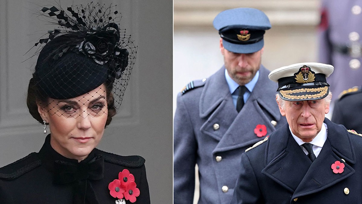 Kate Middleton joins Prince William and King Charles at Remembrance Sunday service - live updates [Video]