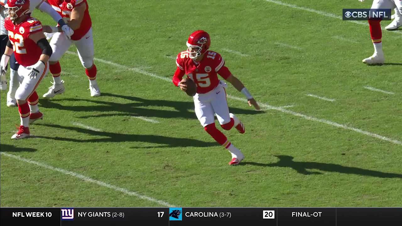 Quarterback Patrick Mahomes’ 12-yard Scramble Gains Kansas City Chiefs’ First Down [Video]