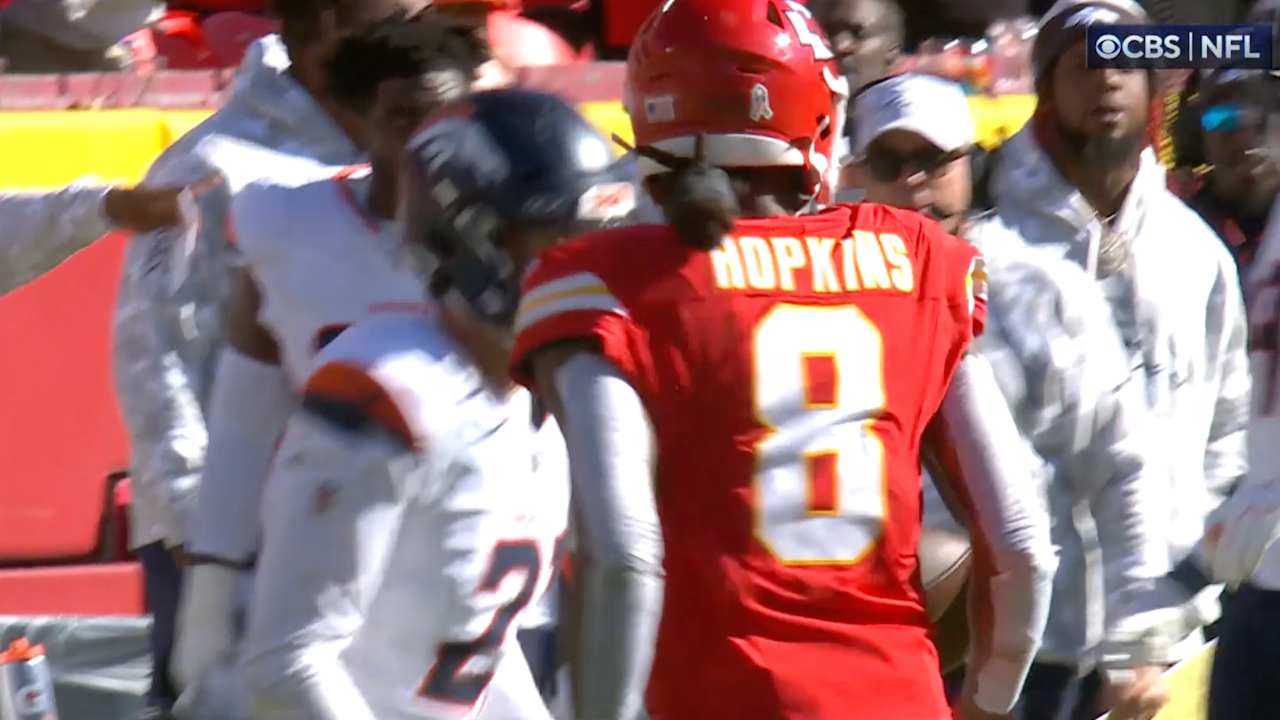 Wide Receiver DeAndre Hopkins’ Contested Catch Gets Kansas City Chiefs into Denver Broncos’ Territory [Video]