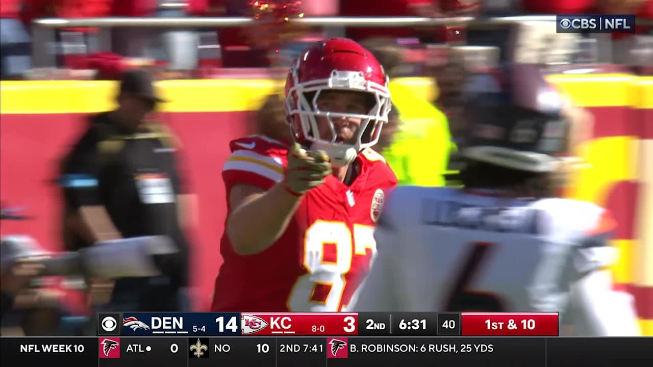 Kansas City Chiefs Tight End Travis Kelce’s Fifth Catch of the Day Goes for 22-yard Gain [Video]