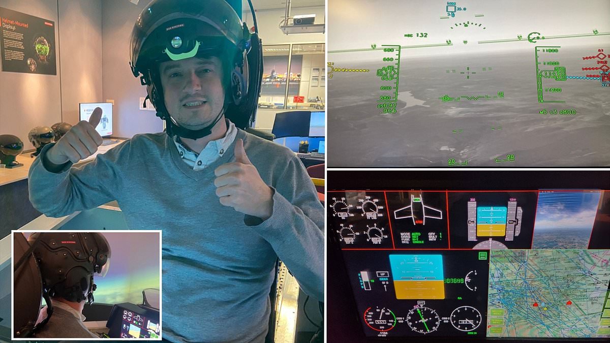 The world’s most advanced fighter pilot helmet: Futuristic Striker II device uses AR to project critical information in front of pilots’ eyes – and can spot enemy aircraft from hundreds of miles away [Video]