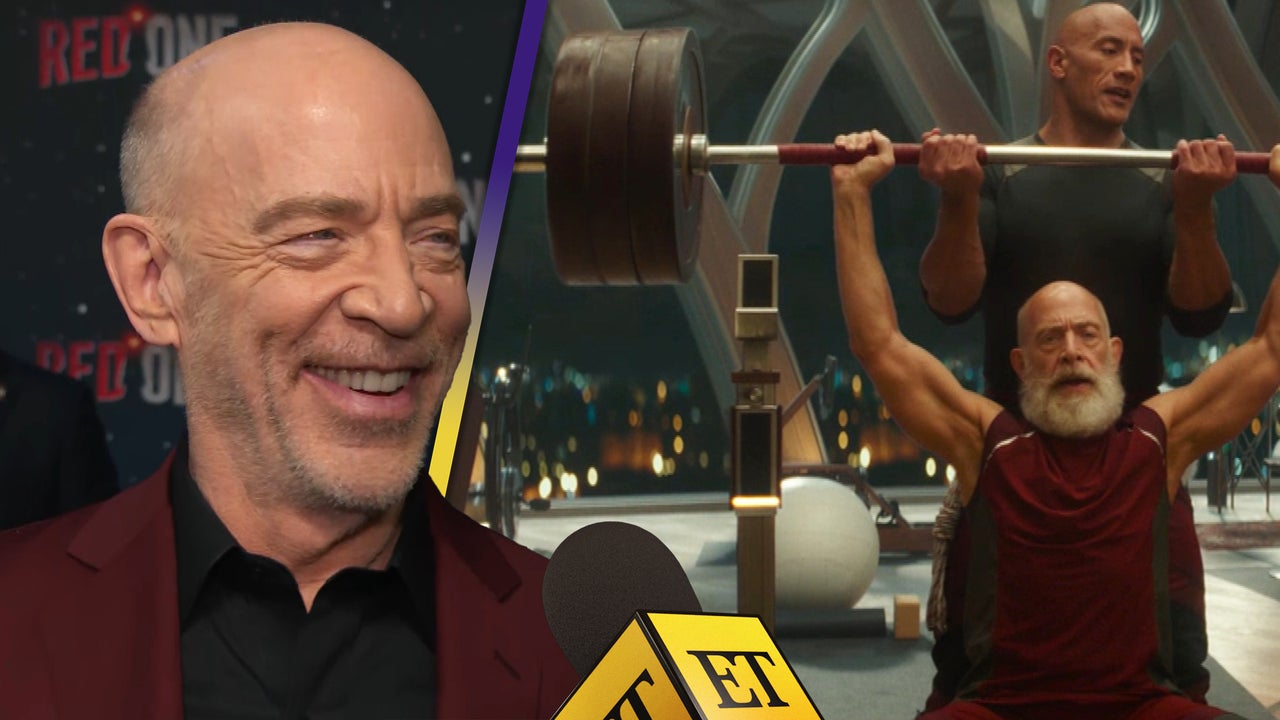 Red Ones J.K. Simmons Didnt Want to Intimidate Dwayne Johnson With His Santa Claus Workouts [Video]