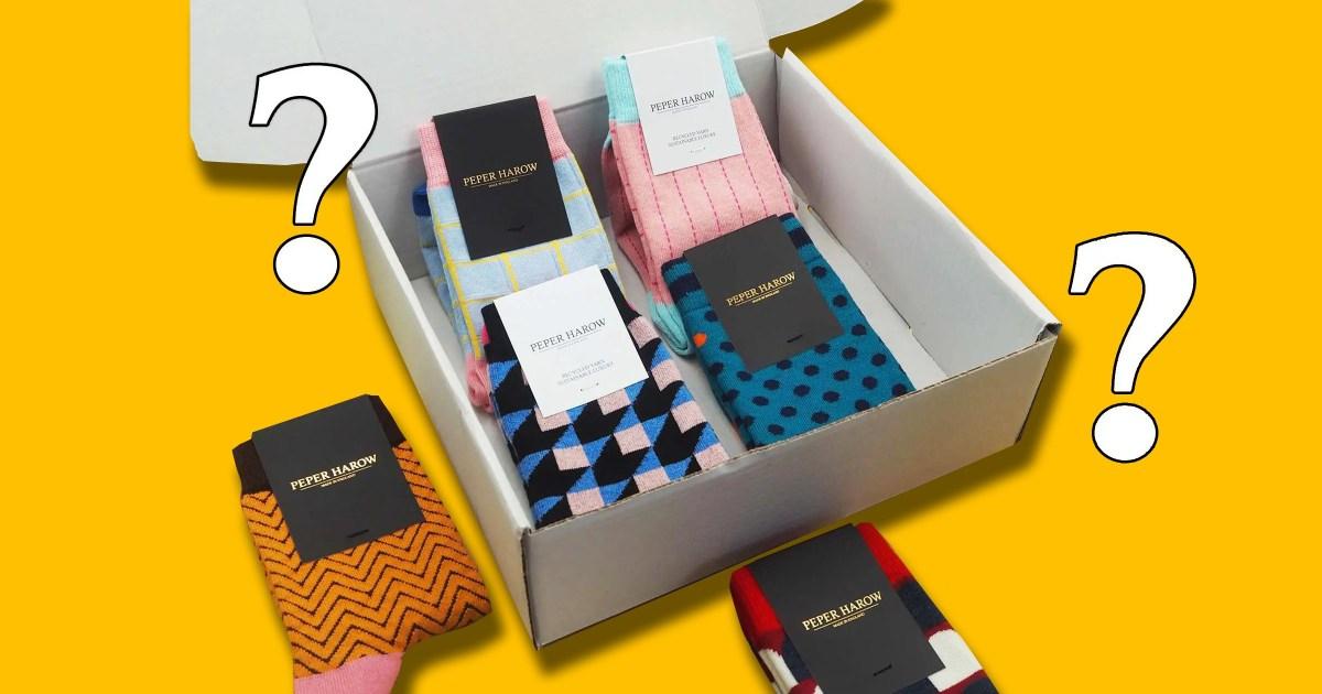 Peper Harows Christmas Mystery Box lets you give luxury socks this year [Video]