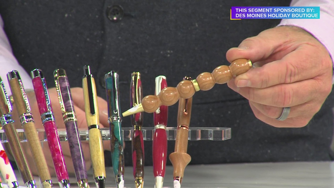 “There’s nothing like these pens!” Find your one-of-a-kind gift from Elemental Pens at the Des Moines Holiday Boutique | Paid Content [Video]