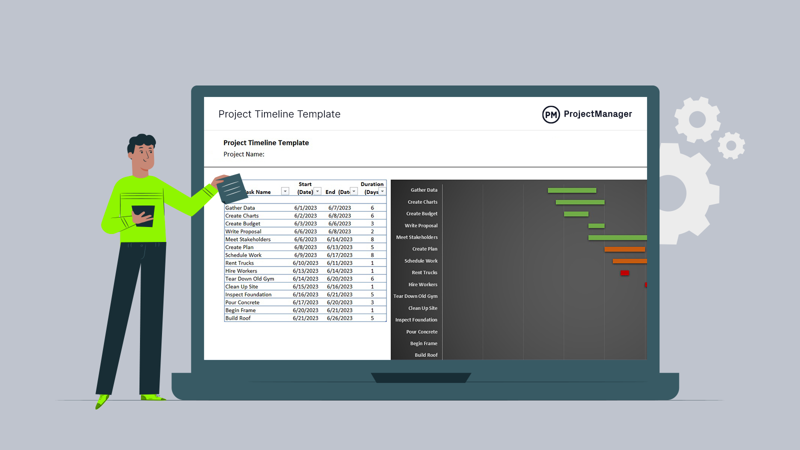 Project Timeline Template for Excel – Free Download [Video]