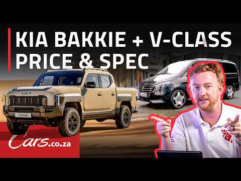 Brand new Kia Tasman bakkie impression, and there’s an updated V-Class in SA [Video]