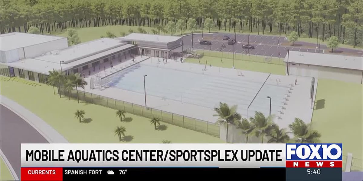 Mobile County Aquatics Center taking shape, 16 pickleball courts also in the works [Video]