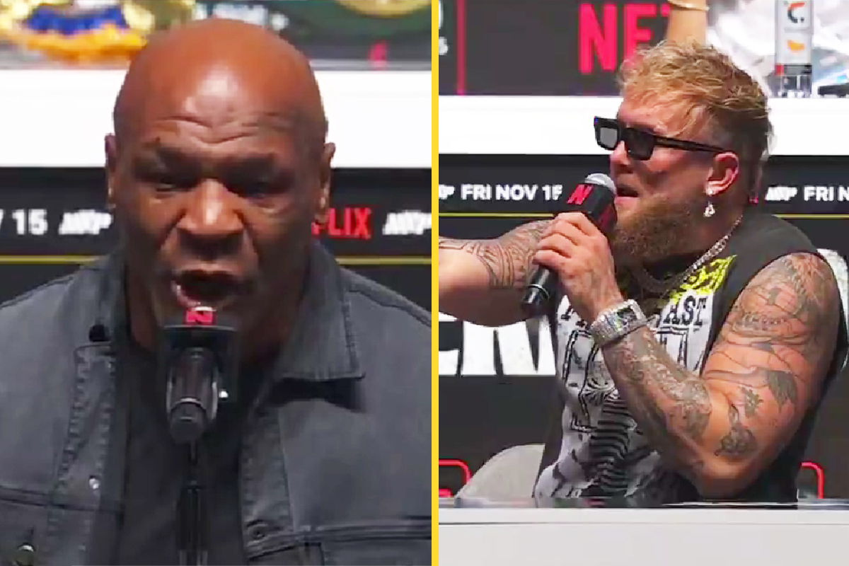 Mike Tyson angrily shouts at one reporter and Jake Paul calls another a ‘dumbass’ as final press conference gets heated [Video]