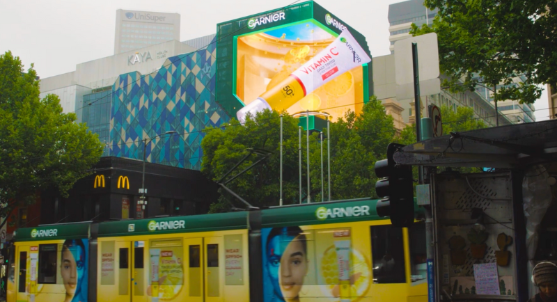 Garnier unveils anamorphic OOH experience via Made This [Video]