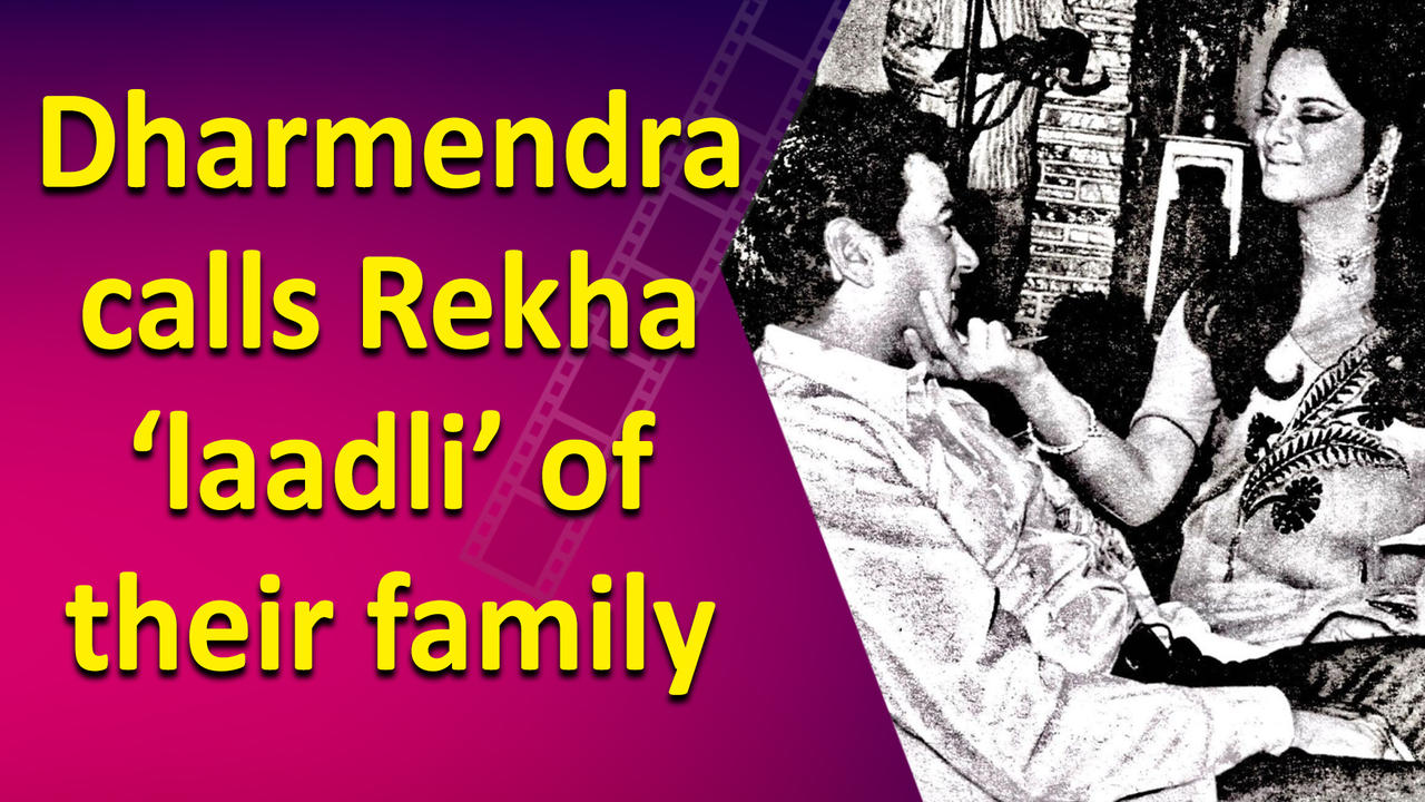 Dharmendra Showers Love on Rekha, Calls Her [Video]