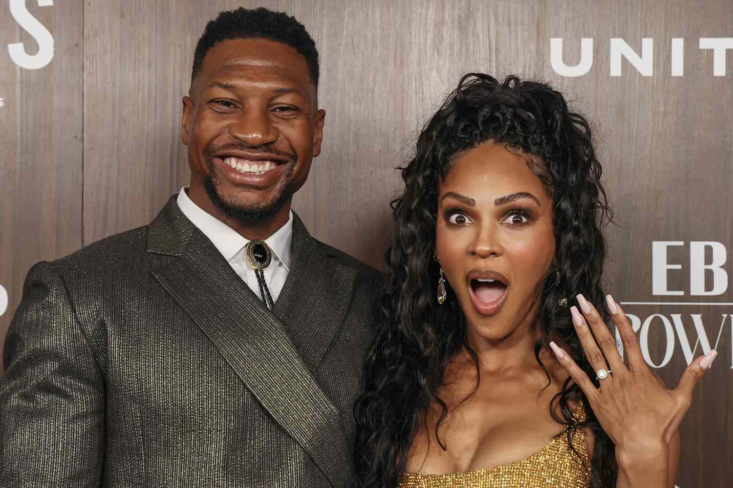 Jonathan Majors and Meagan Good Reveal They’re Engaged: ‘Season of Joy’ [Video]