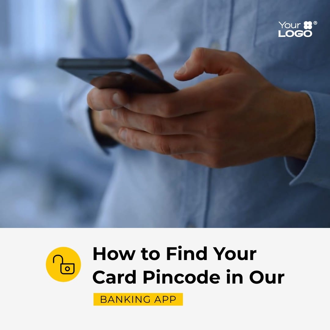 Banking App Video Square Template