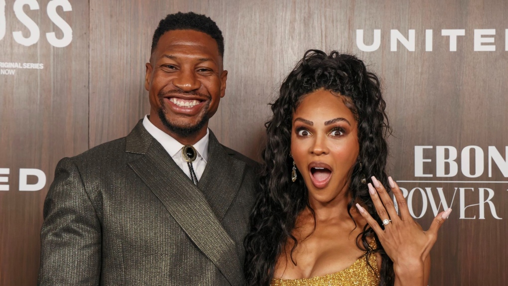 Jonathan Majors, Meagan Good announce engagement [Video]