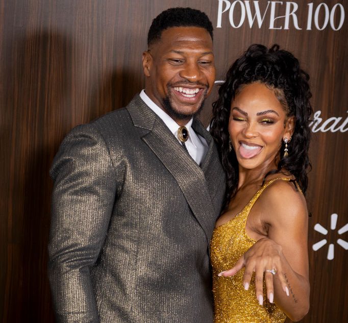 Jonathan Majors & Meagan Good Announces Engagement [Video]