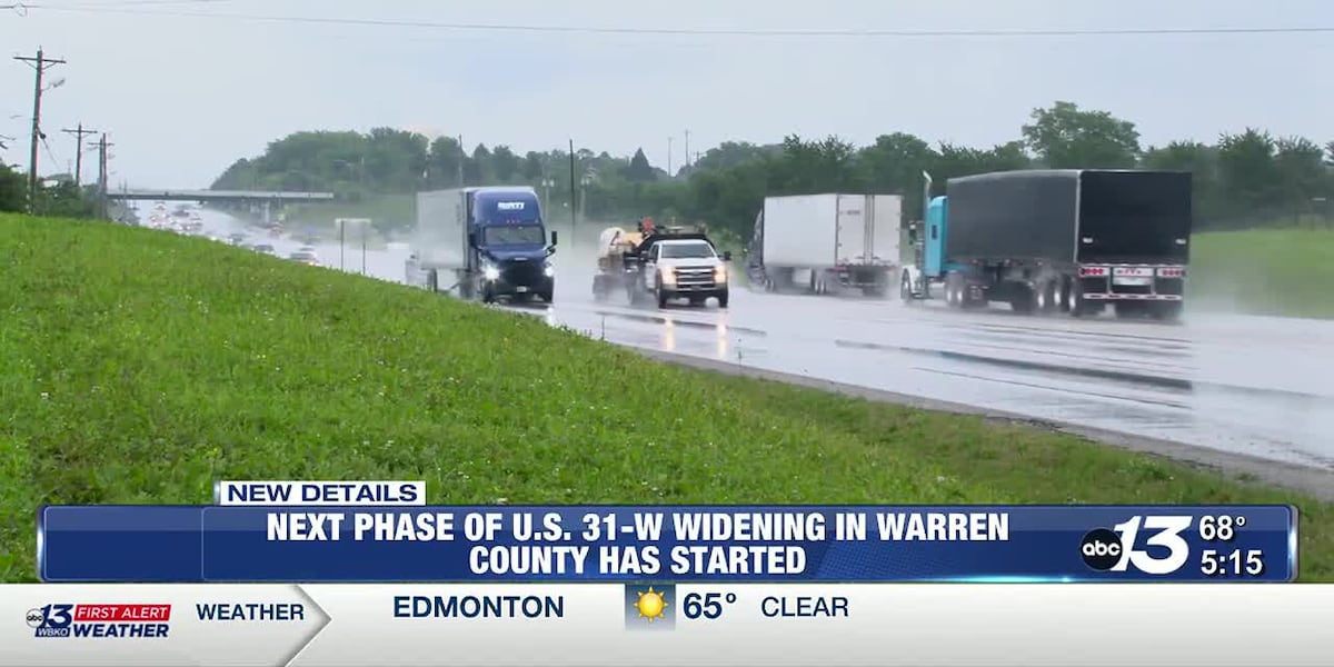 Next phase of U.S. 31-W widening in Warren County has begun [Video]