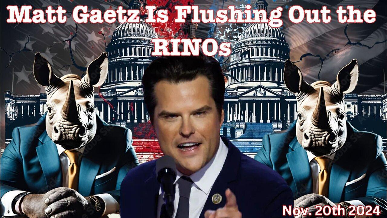 Matt Gaetz Is Flushing Out the RINOs [Video]