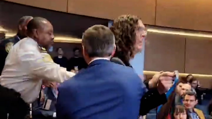 Trans activist confronts Nancy Mace at Georgetown conference | News [Video]