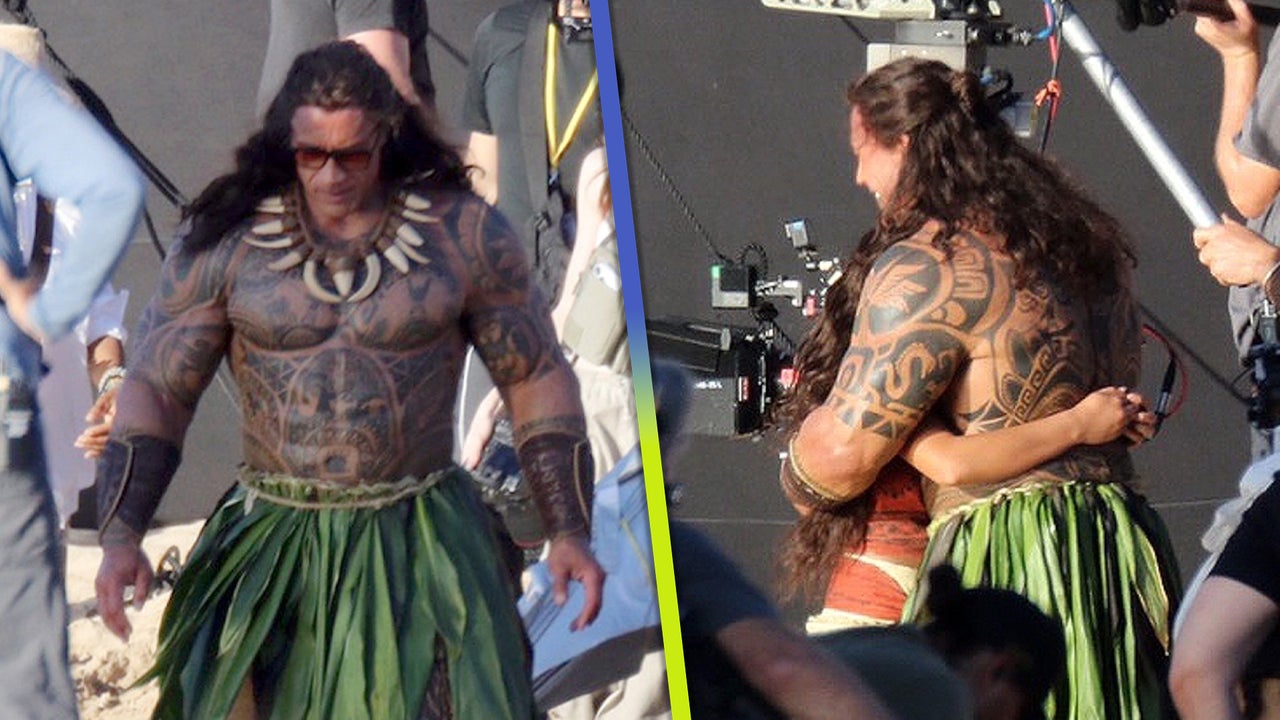 Live-Action ‘Moana’: First Look at Dwayne Johnson With Long Hair and Buff Body! [Video]