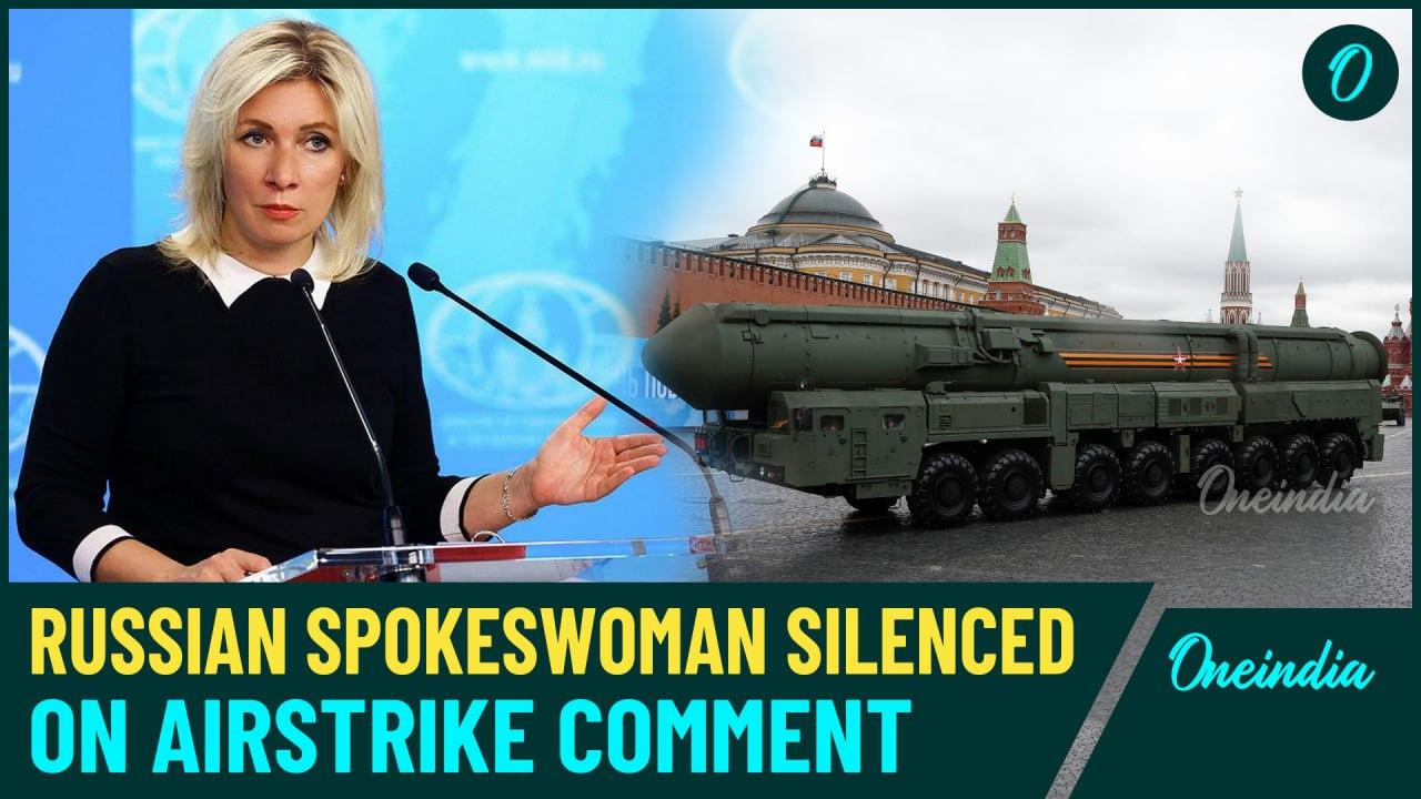 On Cam: Zakharova Silenced on Missile Strike; [Video]