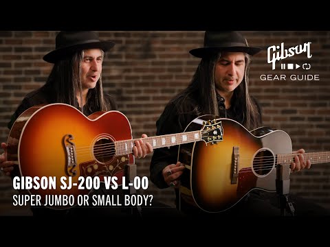 Gibson SJ-200 vs Gibson L-00 Acoustic – Super Jumbo or Small Body? [Video]