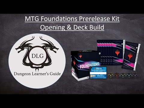 Dungeon Learner’s Guide – MTG Foundations Prerelease Kit Opening and Deckbuilding [Video]