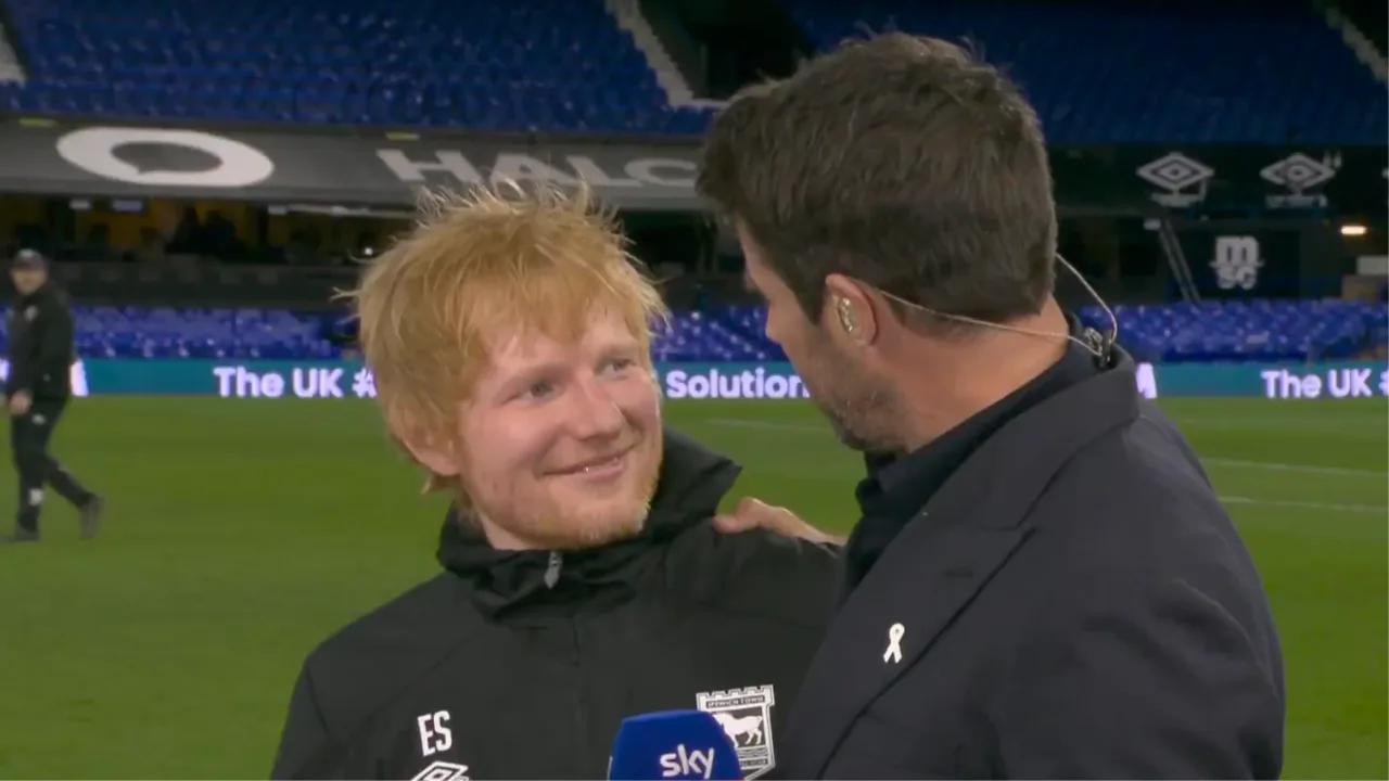 Ed Sheeran apologises for crashing Ruben Amorims Man United interview [Video]