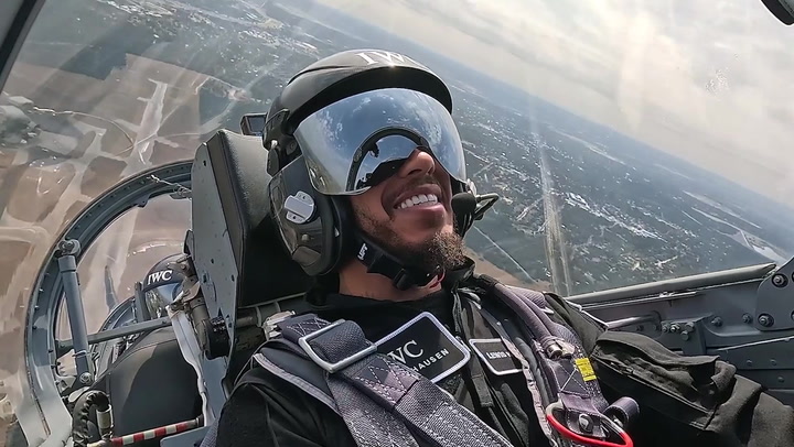 Watch: Lewis Hamilton pilots fighter jet in astronaut training | Sport [Video]