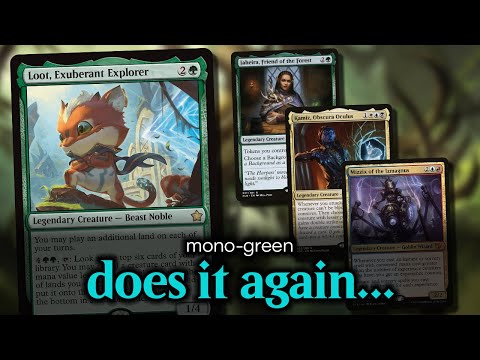 eedi-H – Loot Exuberant Explorer vs Jaheira vs Kamiz vs Mizzix | Magic Online EDH Gameplay | MTG Foundations [Video]