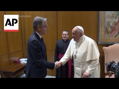 U.S. Secretary of State Blinken meets with Pope Francis [Video]