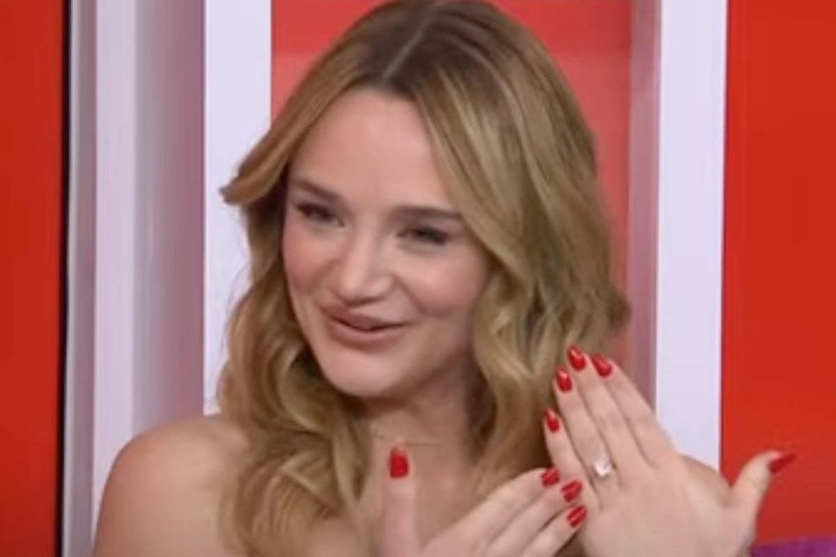 Hunter King Opens Up About Her Engagement to Chris Copier, Shows Off Diamond Ring [Video]