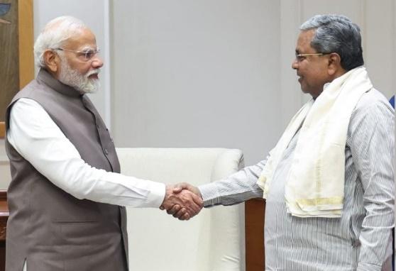 K’taka CM Siddaramaiah meets PM Modi, demands more central assistance [Video]