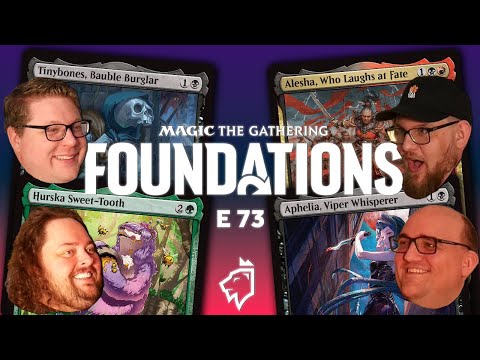 KingdomsTV – MTG FOUNDATIONS Commander | Tinybones VS Alesha VS Aphelia VS Hurska [Video]