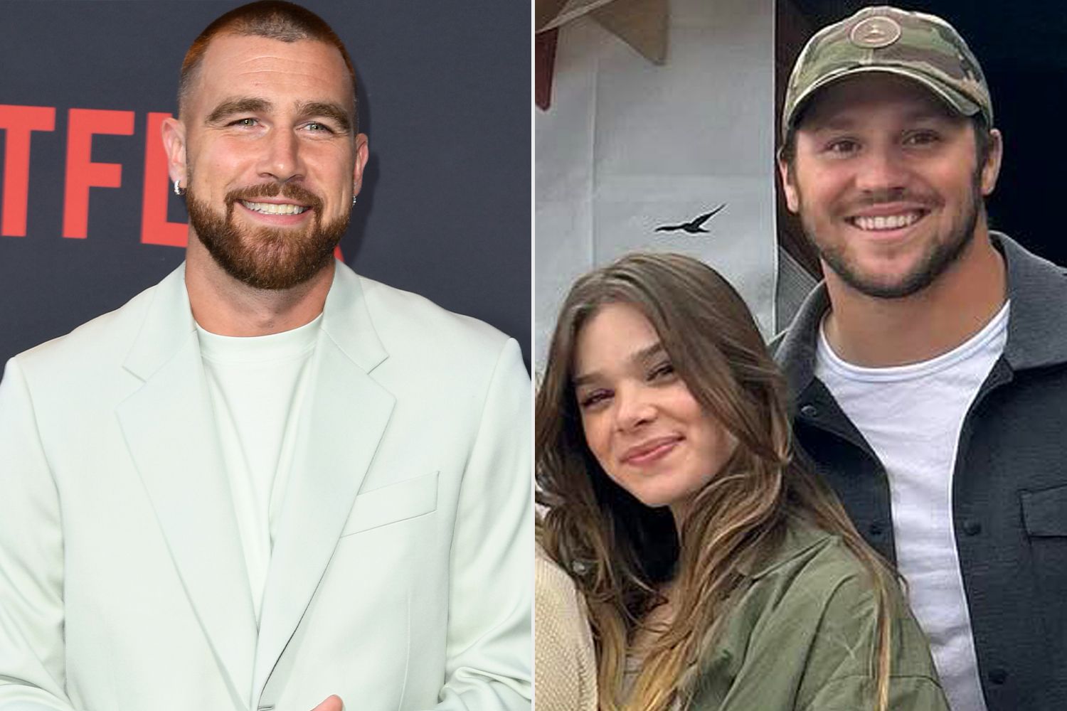 Travis Kelce Celebrates Josh Allens Engagement to Hailee Steinfeld [Video]