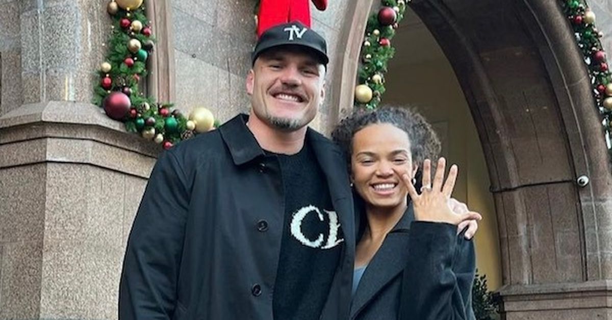 Angus Crichton engaged: Sydney Roosters player proposes to girlfriend Chloe Esegbona in Manchester [Video]