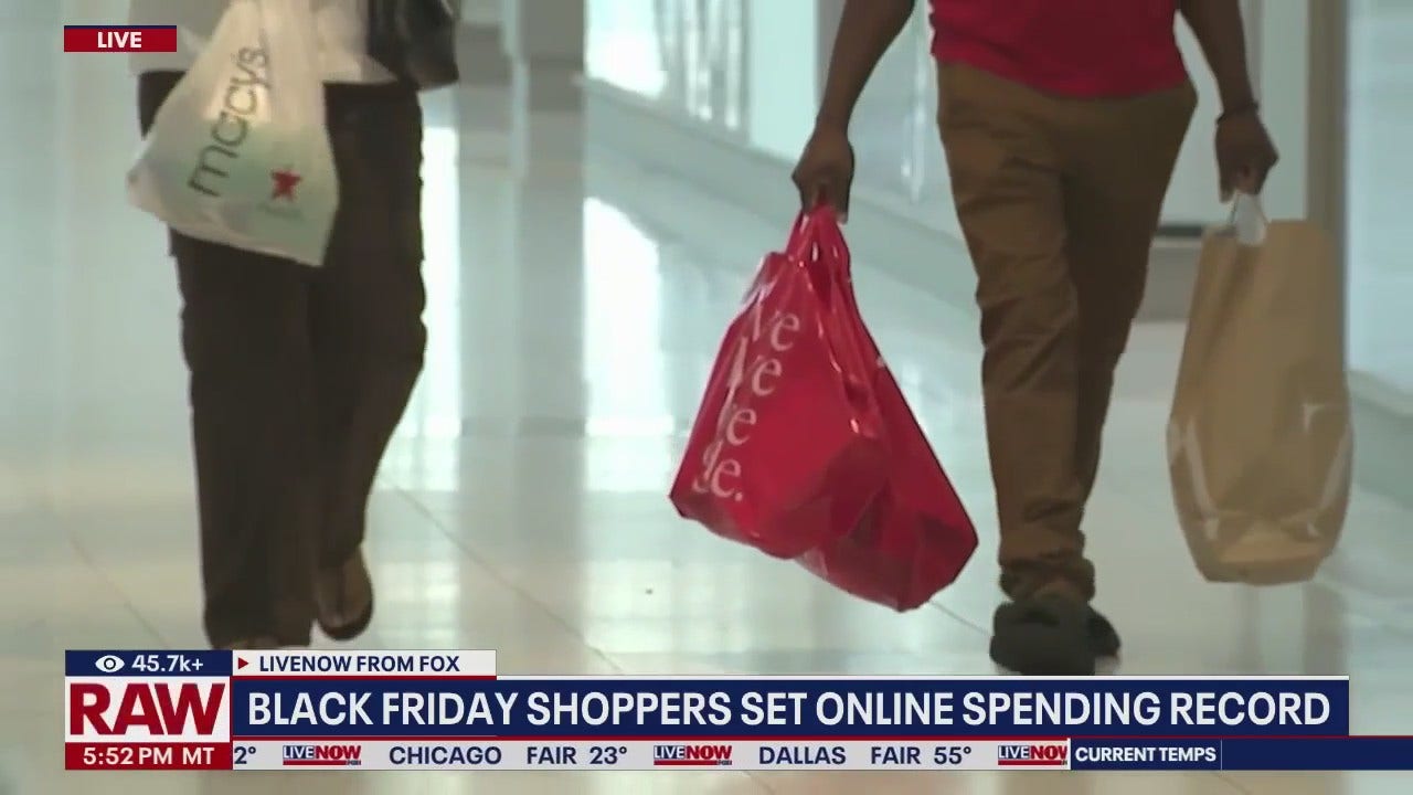 Black Friday shopper set online spending record [Video]