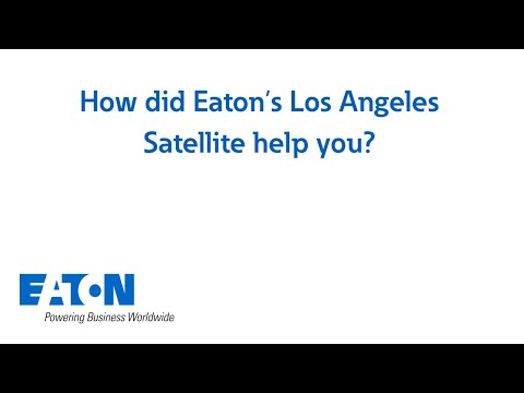 How did Eaton’s Los Angeles Satellite help you? [Video]