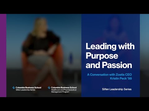 Leading with Purpose and Passion: A Conversation with Zoetis CEO, Kristin Peck ’99 [Video]