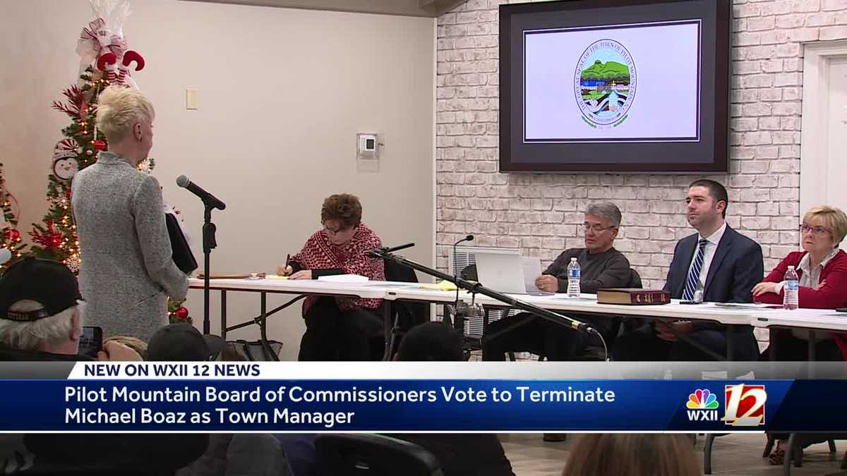 Town of Pilot Mountain terminates town manager, receives financial report [Video]