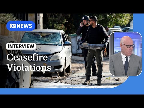 Israel bombs dozens of targets in Lebanon despite ceasefire | ABC News [Video]