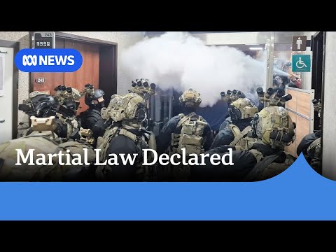 South Korea in political disarray after president’s shock martial law declaration | ABC News [Video]