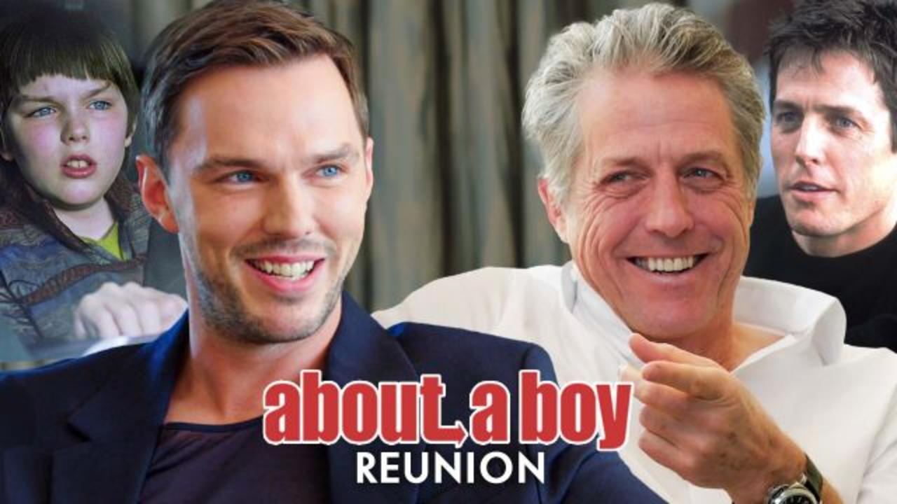 Hugh Grant & Nicholas Hoult Reunite 21 Years [Video]