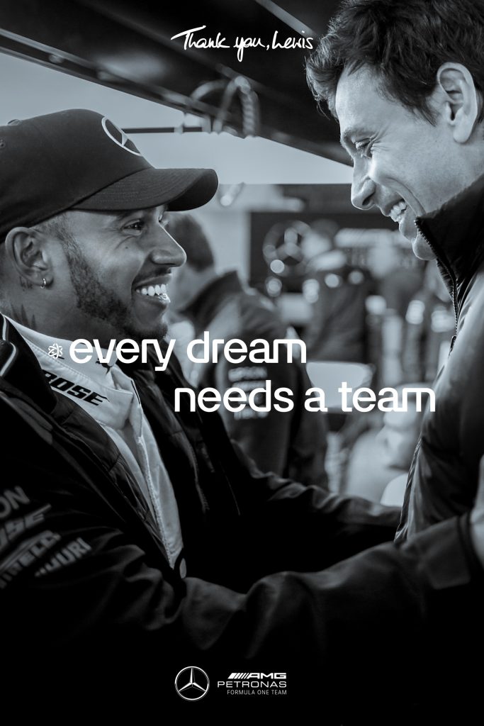 Mercedes-AMG PETRONAS F1 Team bids emotional farewell to Lewis Hamilton with a global campaign created by AMV BBDO  Marketing Communication News [Video]